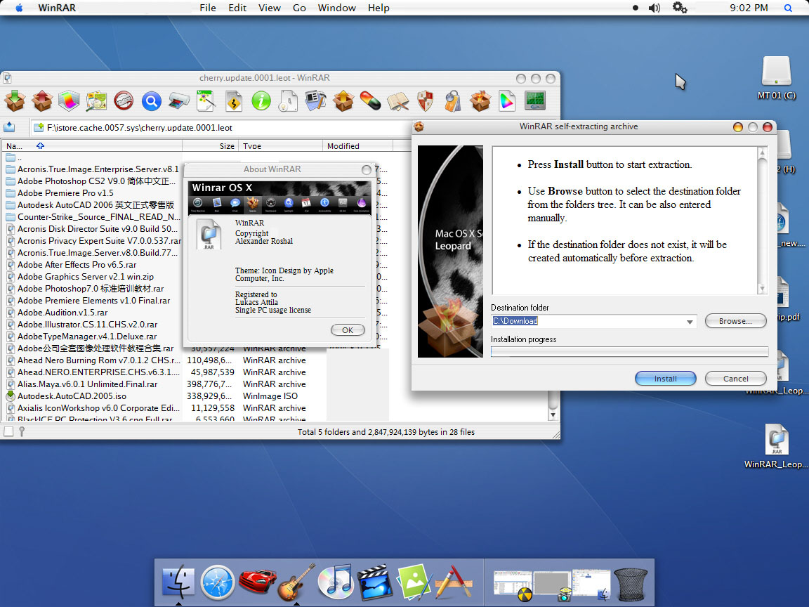 install winrar mac